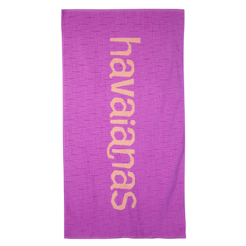 Toalla Havaianas Logo Green Yellow