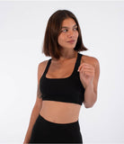 Top deportivo Hurley Woman Active Racer Black negro mujer con espalda racerback
