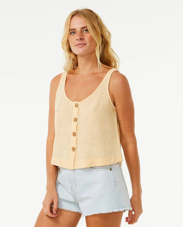 Top RIP CURL Classic Surf Tank Light Orange mujer top tirantes verano surf