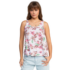 Top ROXY Flowing Tank Printed mujer tirantes estampado tropical blanco verano