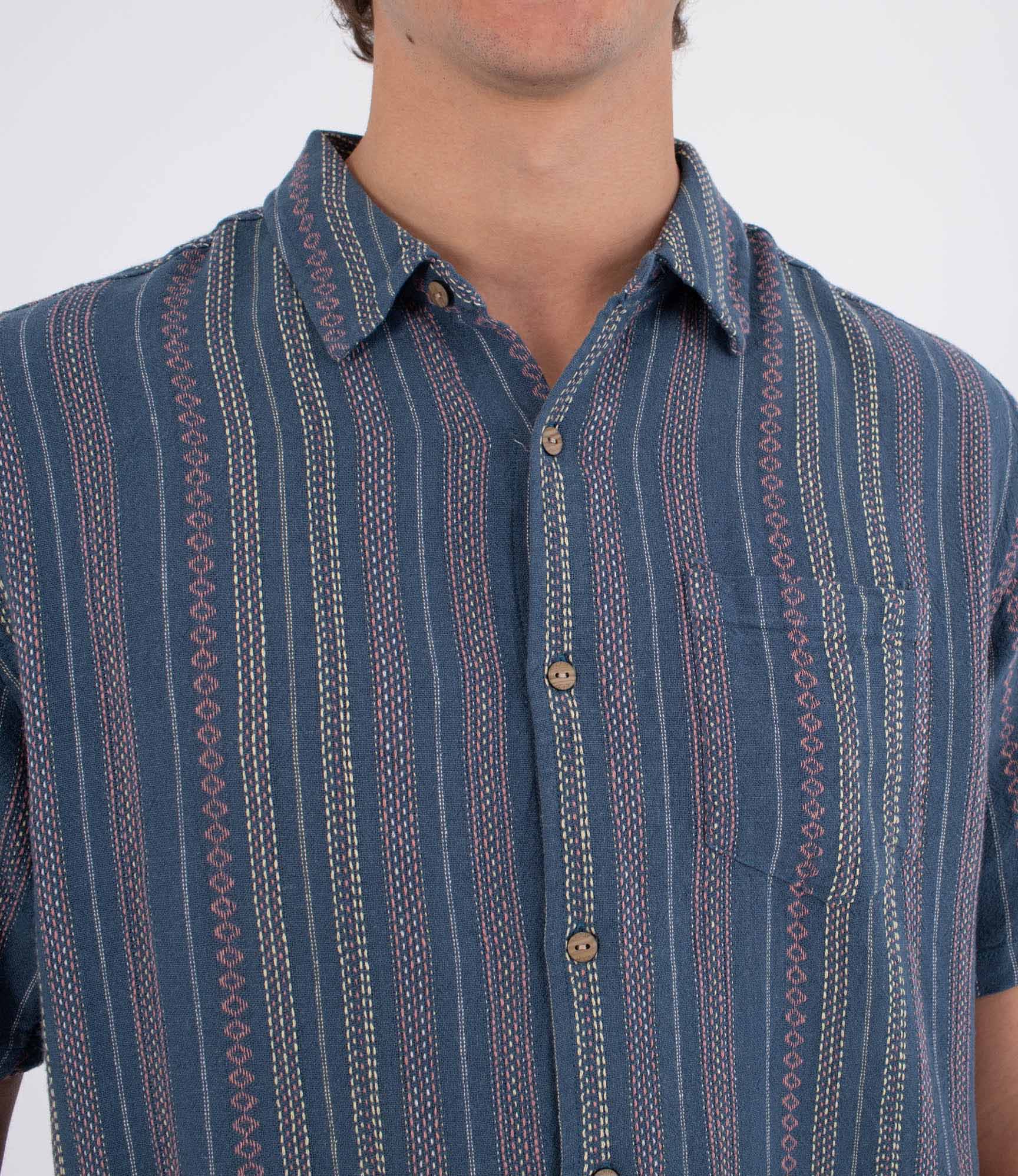Camisa Hurley Oceanside SS Monsoon