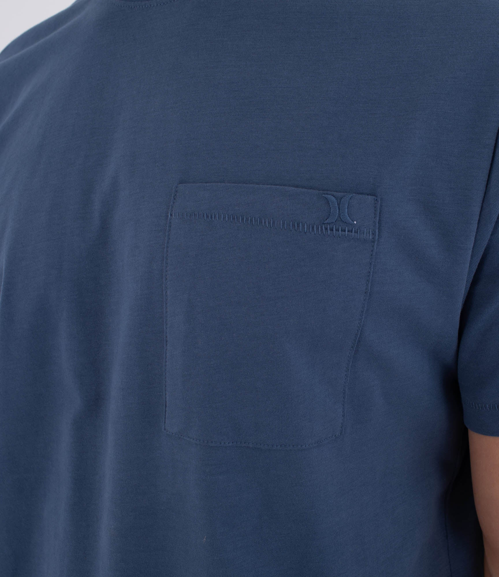 Camiseta Hurley Low Tide Pocket Grey Teal
