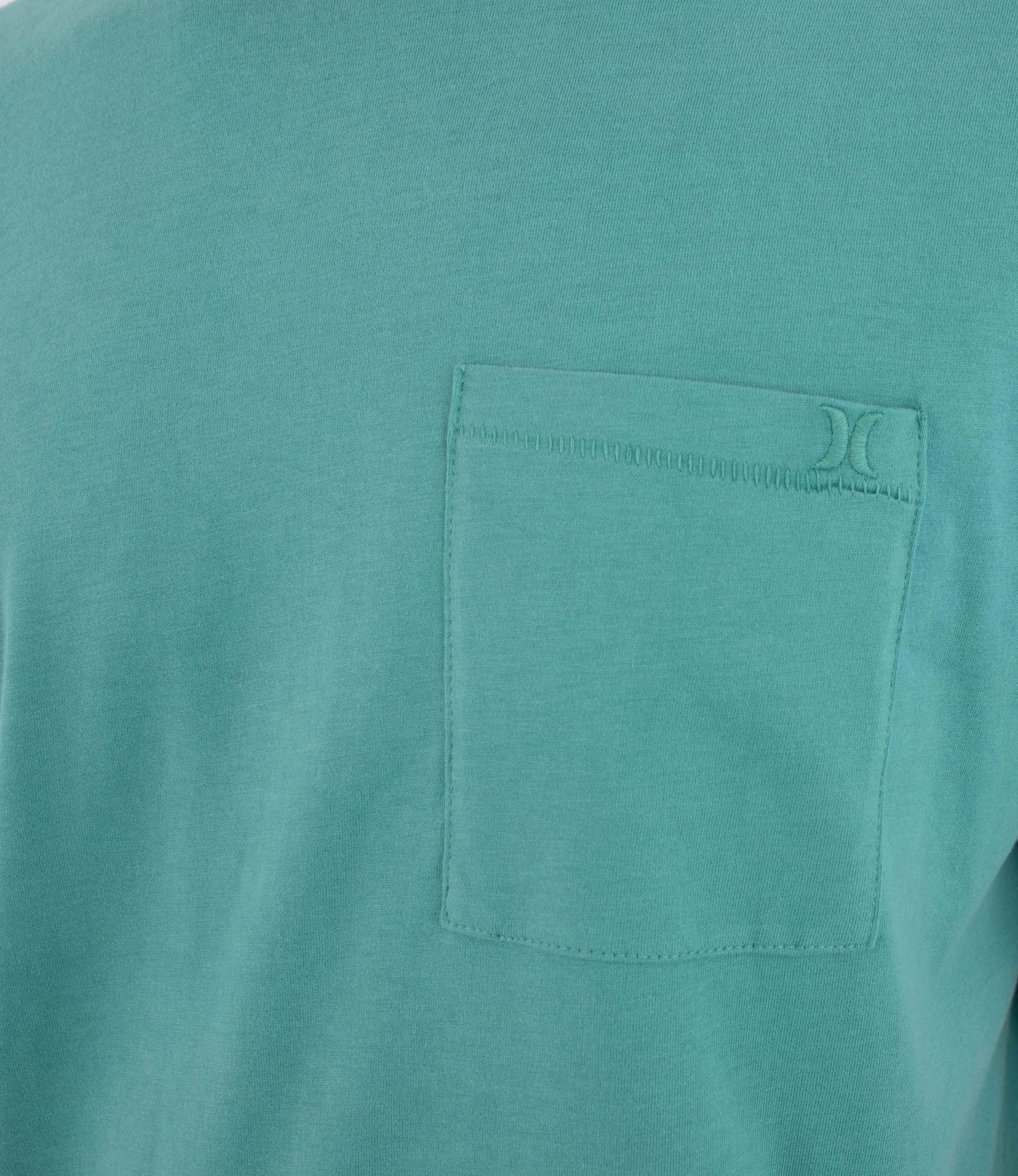 Camiseta Hurley Low Tide Pocket Broken Jade