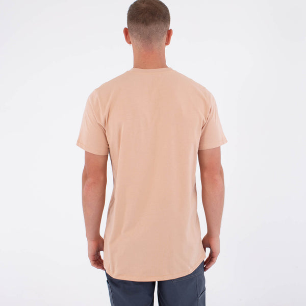Camiseta Hurley Low Tide Pocket Beach Clay