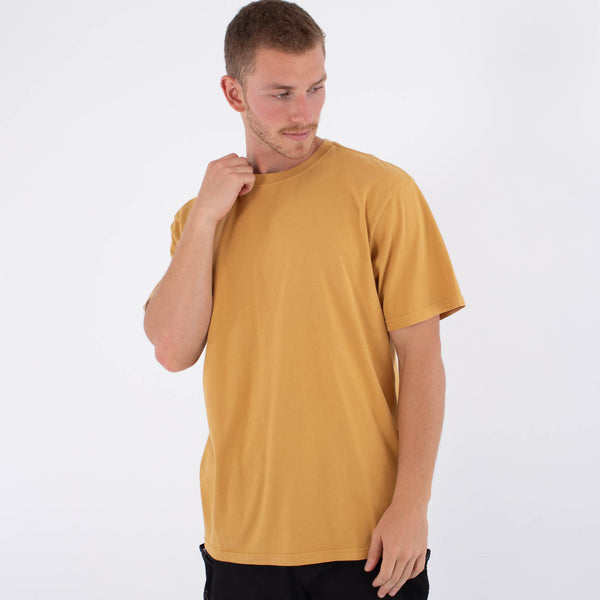Camiseta Hurley Kraft Sketch Tee Mustard Gold
