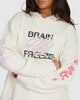 Sudadera RVCA Brain Freez Eggshell