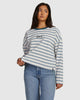 Top Rvca Ivy Stripes Atlantic