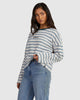 Top Rvca Ivy Stripes Atlantic