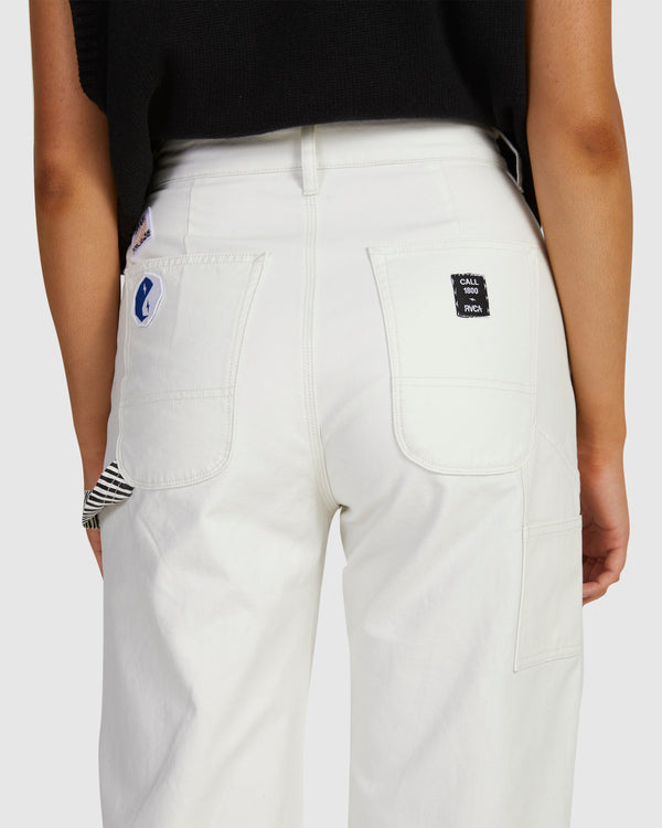 Pantalón Rvca Painters Eggshell