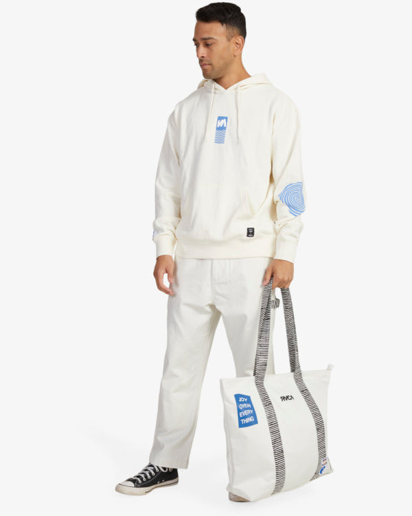 Sudadera RVCA Noise Hoodie White