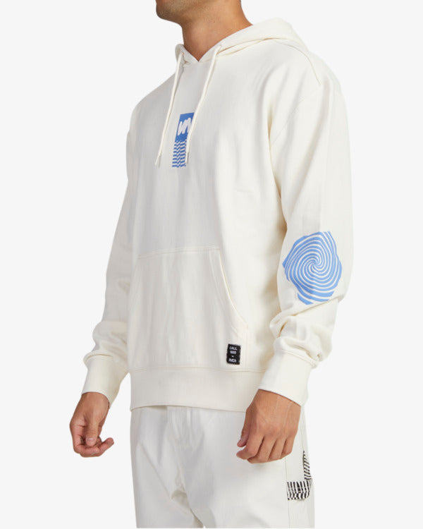 Sudadera RVCA Noise Hoodie White