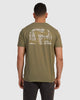 Camiseta Rvca Head Quarters Agave