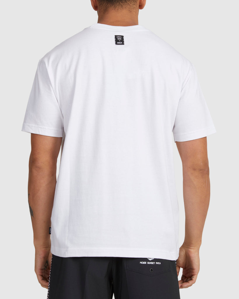 Camiseta Rvca Brain Freeze White
