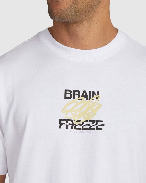 Camiseta Rvca Brain Freeze White