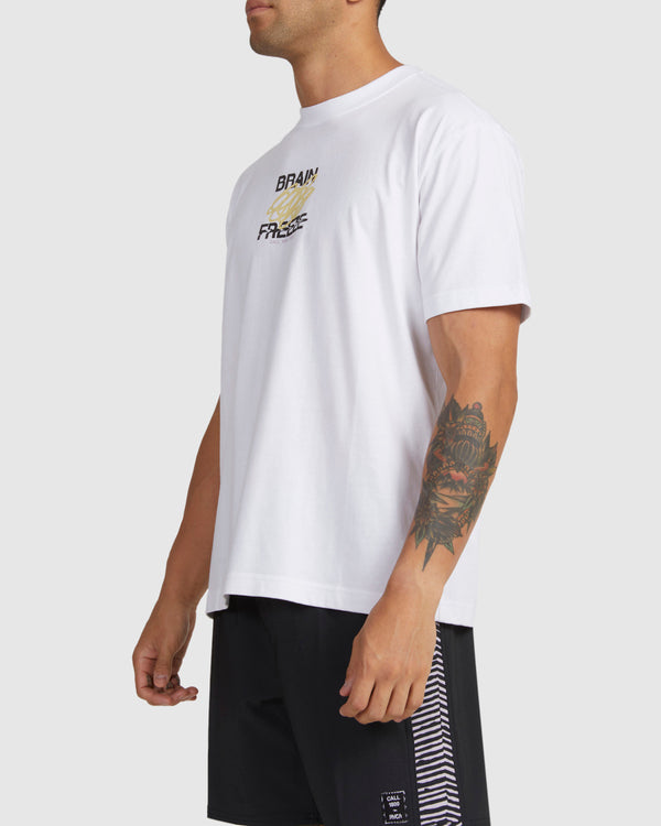 Camiseta Rvca Brain Freeze White