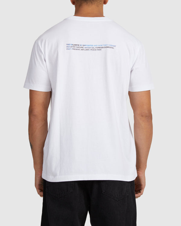 Camiseta Rvca Palm Tv White