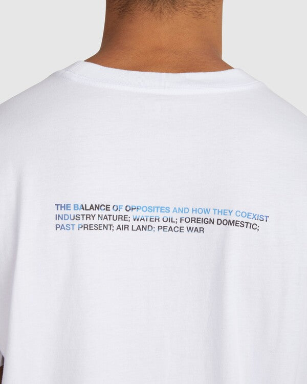 Camiseta Rvca Palm Tv White