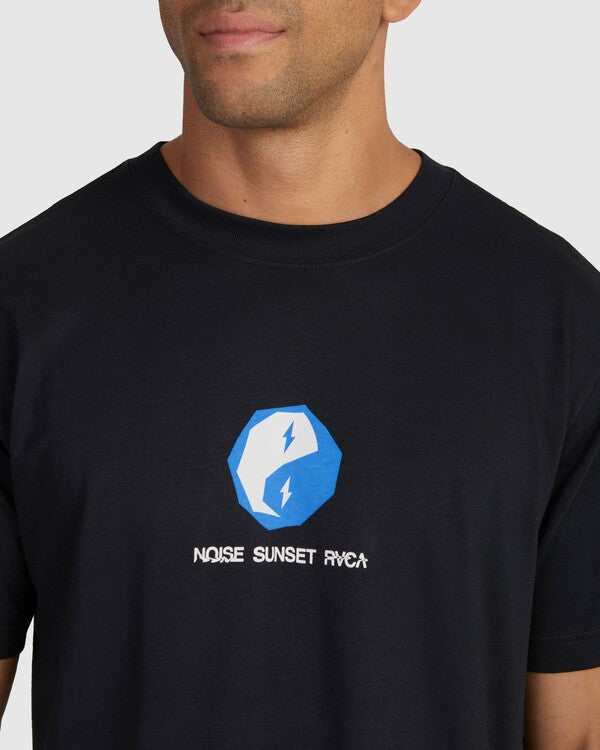 Camiseta Rvca Noise Sunset Black