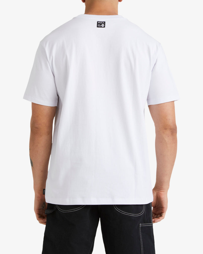 Camiseta Rvca Lyne Scythe White
