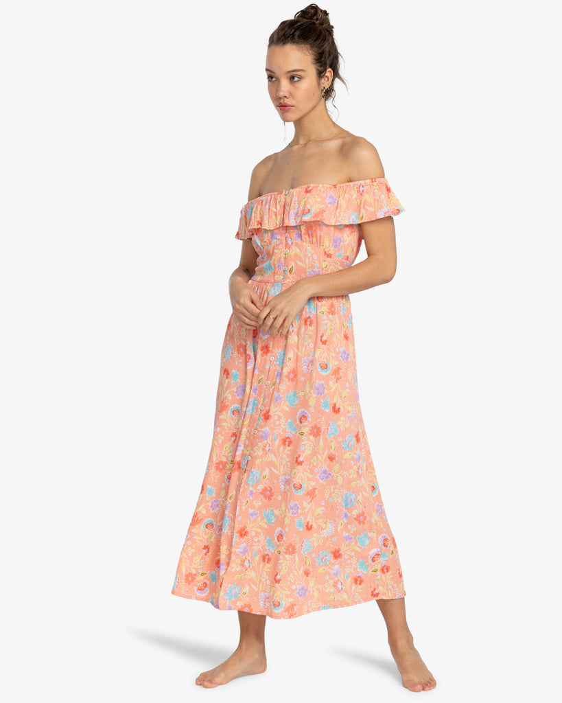 Vestido Billabong Hippie Love Soft Blush