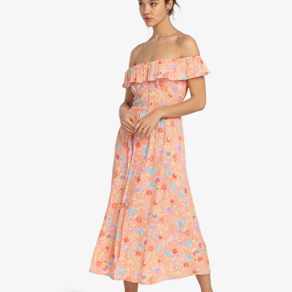 Vestido Billabong Hippie Love Soft Blush