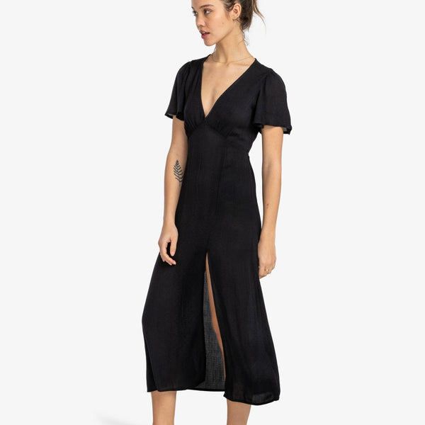 Vestido Billabong Jet Set Black Pebble