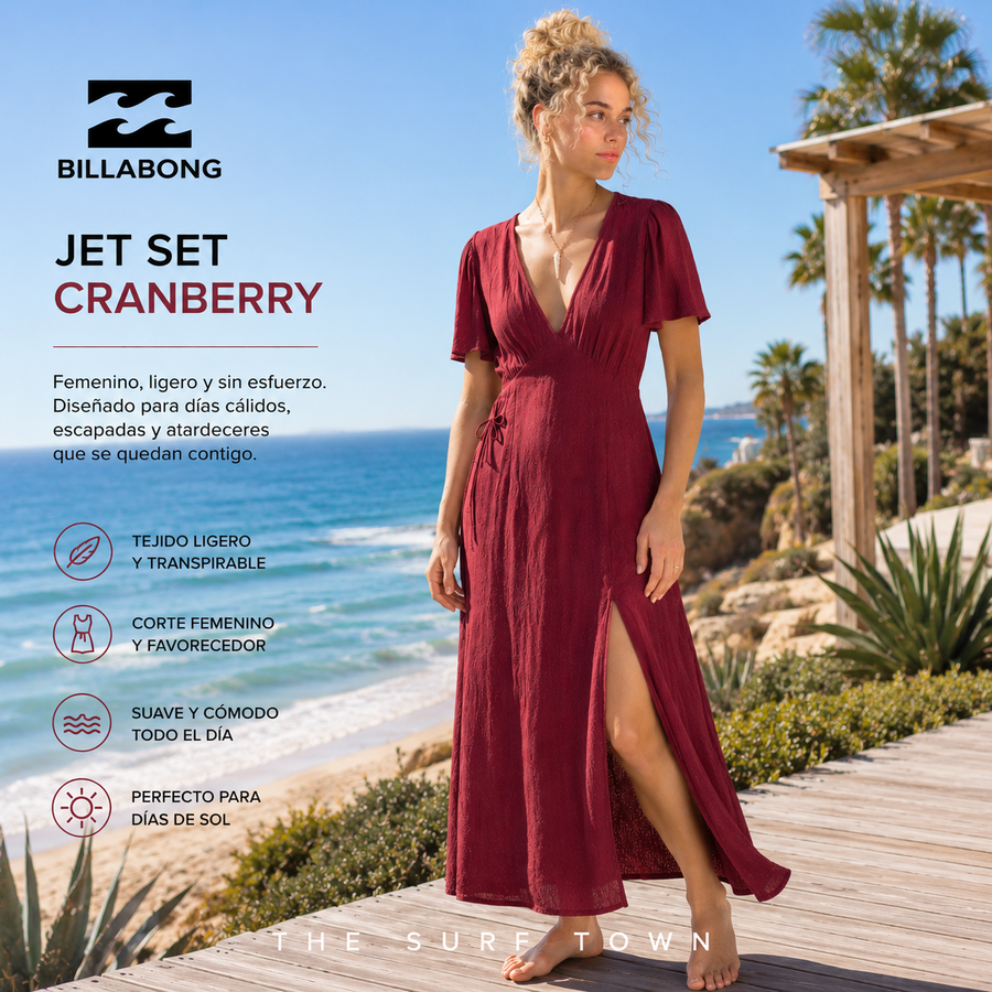 Vestido Billabong Jet Set Cranberry en vídeo