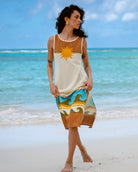 Vestido Billabong Solar Babe Midi Caramel Cafe mujer estilo surf verano midi