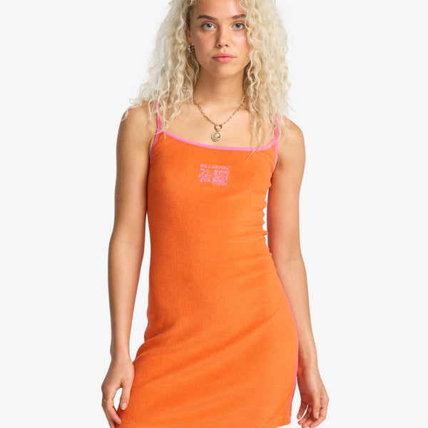 Vestido Billabong Sunkiss Dress Fusion Orange