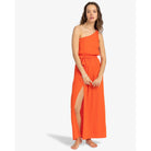 Vestido BILLABONG Too Funky Coral Craze vestido largo coral mujer ligero de verano para playa y vacaciones