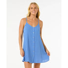 Vestido RIP CURL Premium Surf Blue mujer vestido tirantes verano algodón surf