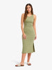 Vestido ROXY Good Keepsake verde oliva midi ajustado mujer estilo casual verano