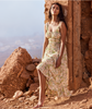 Vestido Roxy Paradise Winds Oil Green