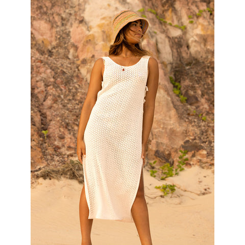 Vestido Billabong Shoulder Sway Citrus Sincerely Jules