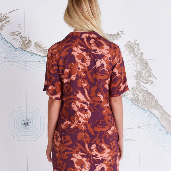 Vestido Salty Crew Seafarer Wine