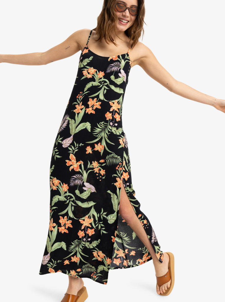Vestido Roxy Rainbow Shores Anthracite Island Escape