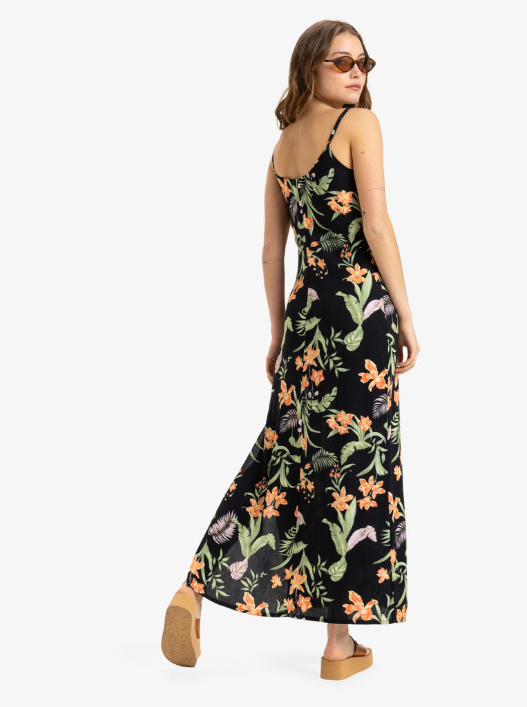 Vestido Roxy Rainbow Shores Anthracite Island Escape