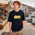 Camiseta Volcom Before I Break Marine en pueblo pesquero - editorial The Surf Town