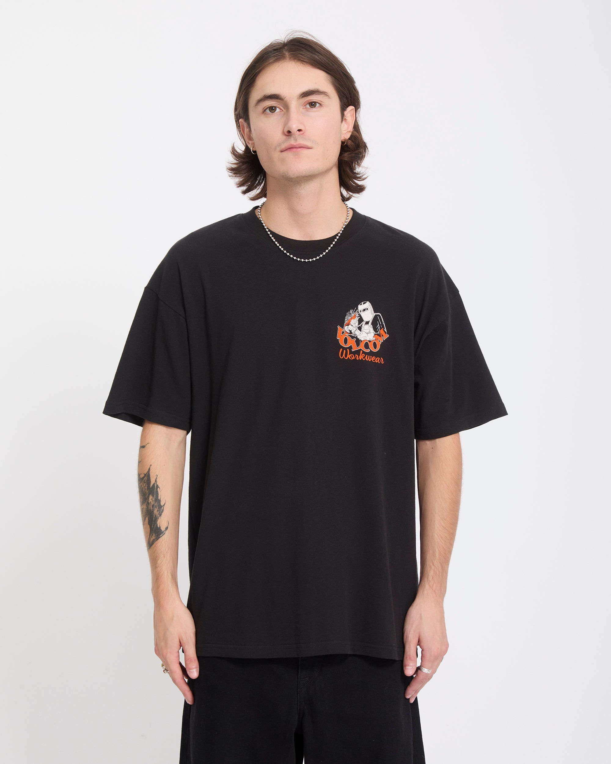 Camiseta Volcom Always Grinding Black - imagen oficial