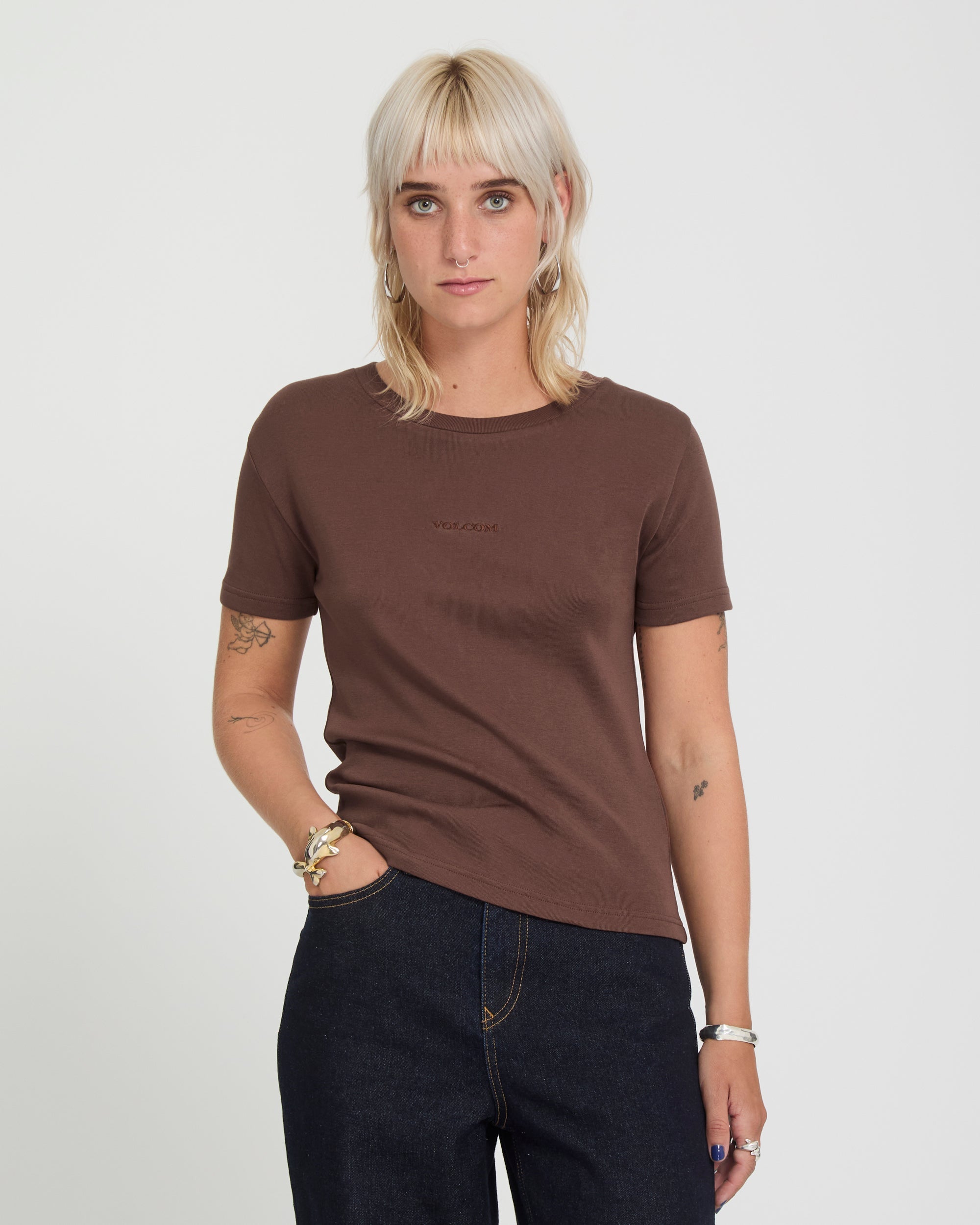 Camiseta de mujer Volcom Stone Tight TBB - imagen oficial