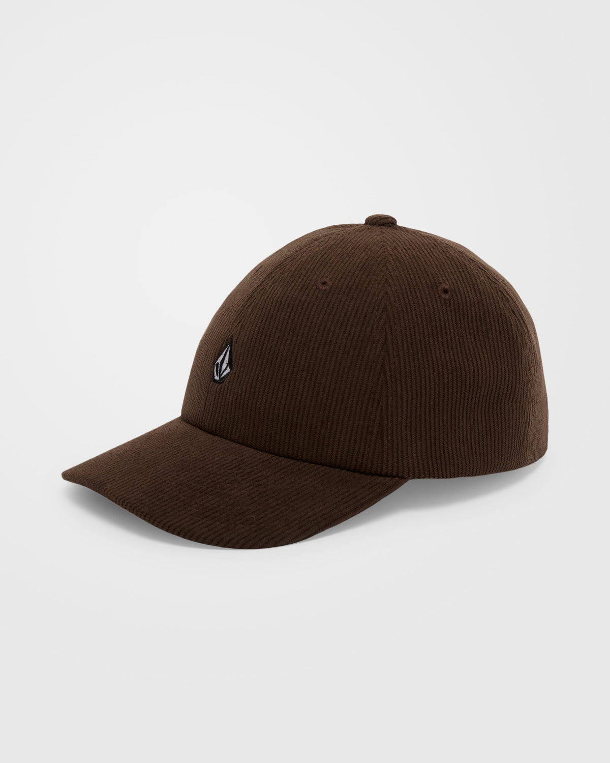 Gorra Volcom Full Stone Corduroy color Cacao vista frontal