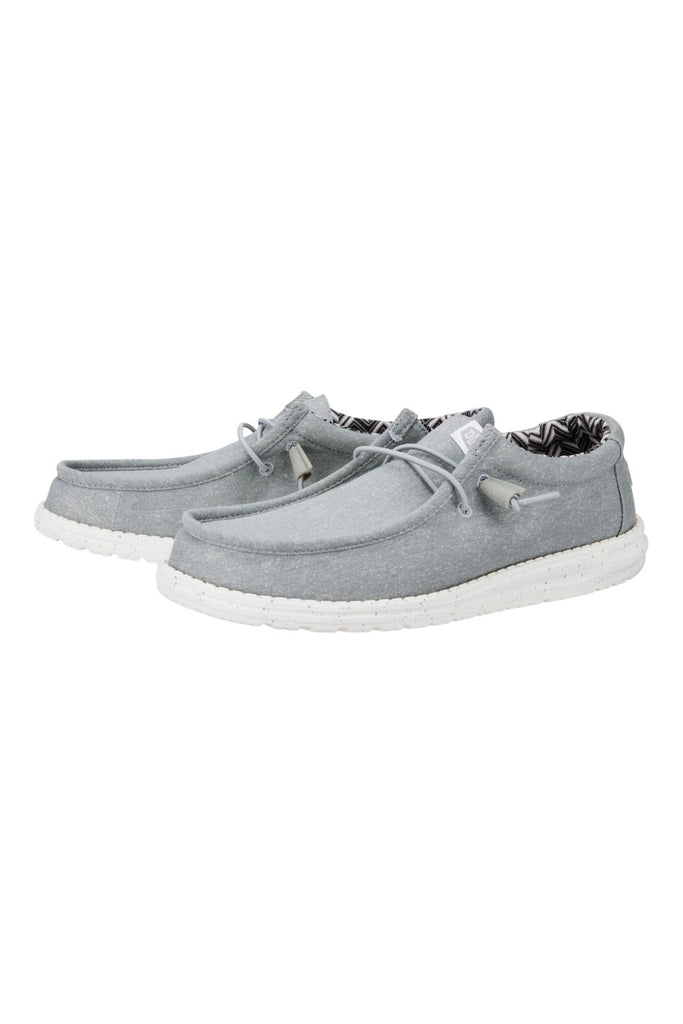 Zapatillas Hey Dude Wally Canvas Light Grey