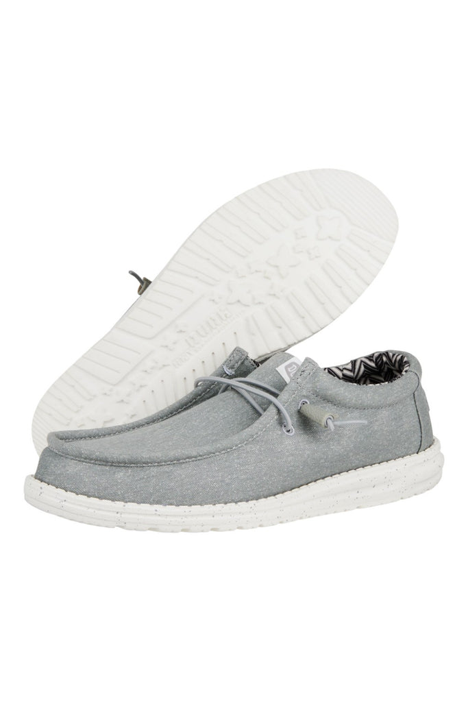 Zapatillas Hey Dude Wally Canvas Light Grey