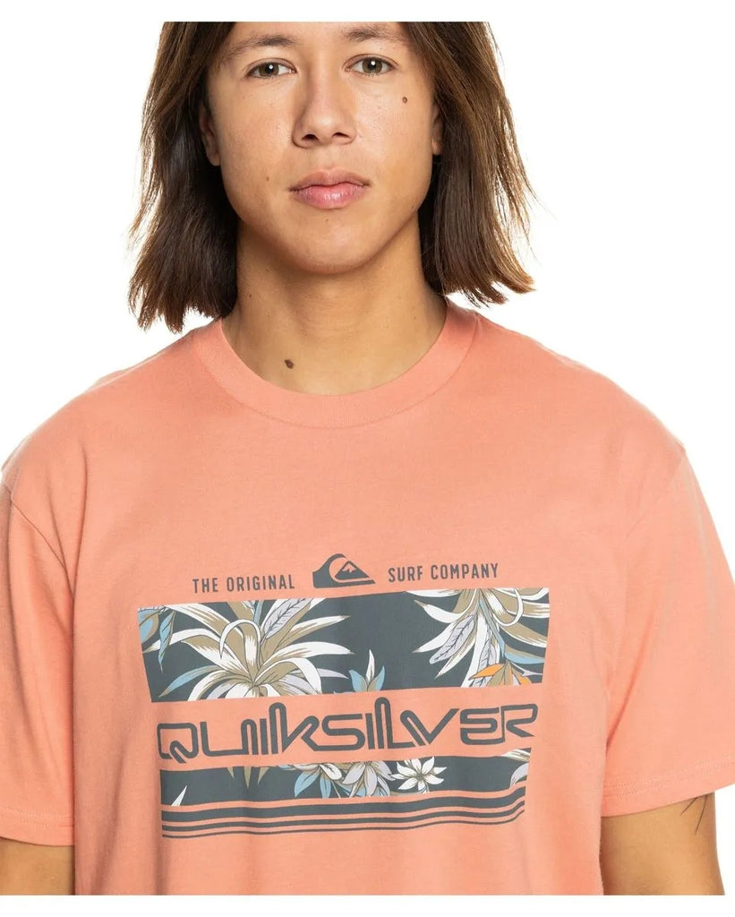 Camiseta Quiksilver Tropical Rainbow Coral