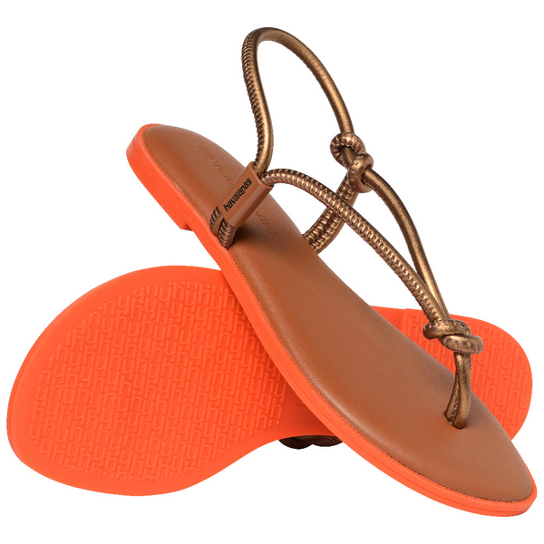 Sandalias Havaianas Una Ucai Rust Metallic Cooper SS25