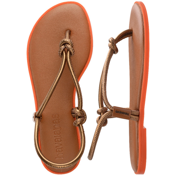 Sandalias Havaianas Una Ucai Rust Metallic Cooper SS25