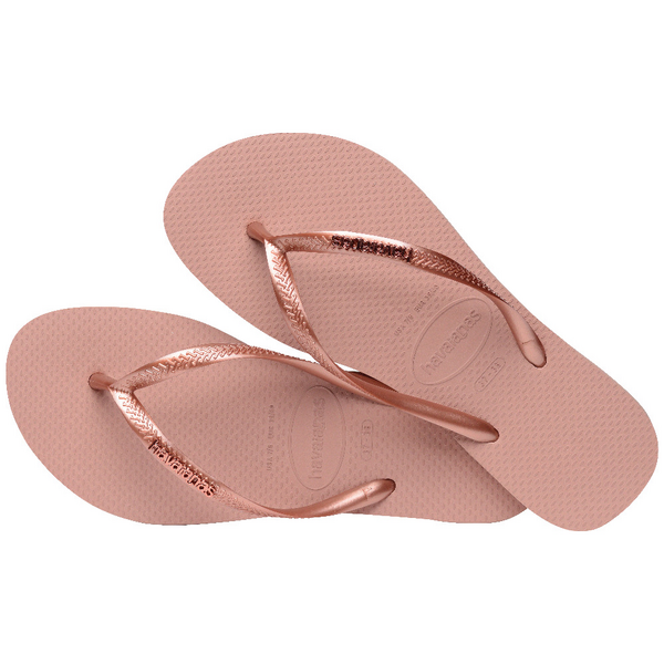 Chanclas Havaianas Slim Logo Metallic Crocus Rose