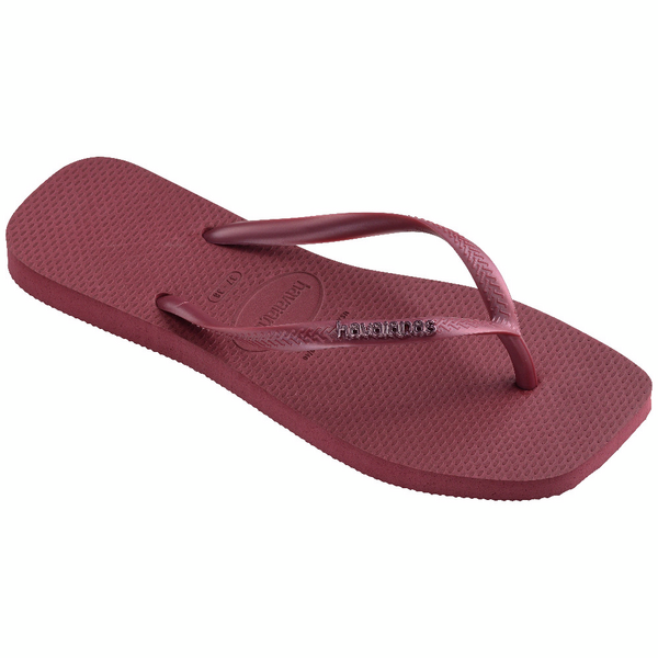 Chanclas Havaianas Square Logo Metallic Amaranth SS25