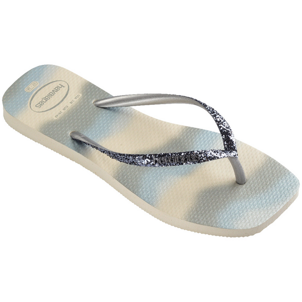 Chanclas Havaianas Styleslim Square Glitter Party Beige SS25