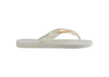 Chanclas Havaianas Logo Metallic White SS25
